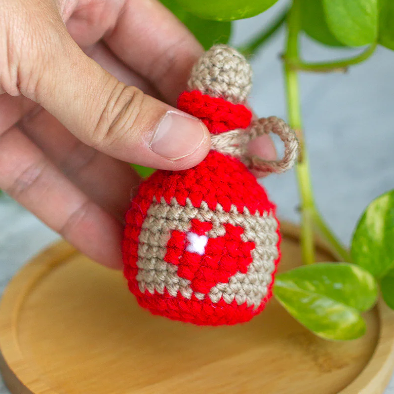 Crocheted potion