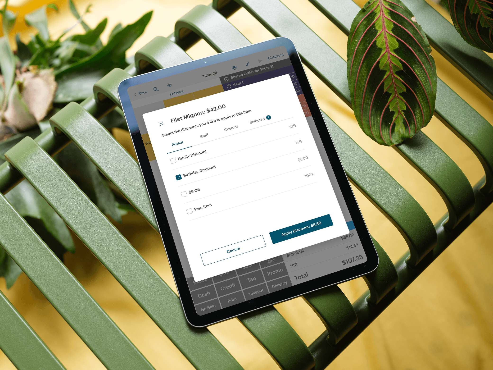TouchBistro Advanced Discounts